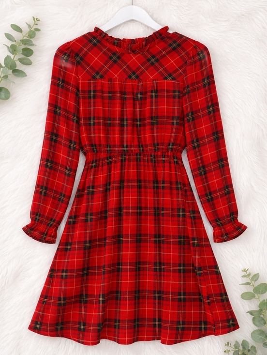 wonder nation Other - Wonder Nation Red Black Checkered Dress Size 10/12